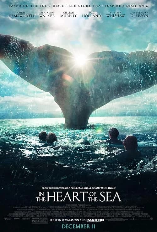 In the Heart of the Sea film posteri