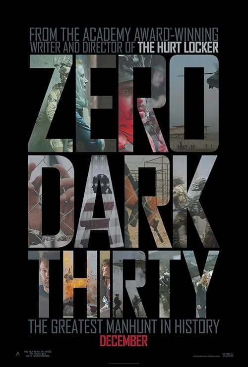 Zero Dark Thirty film posteri